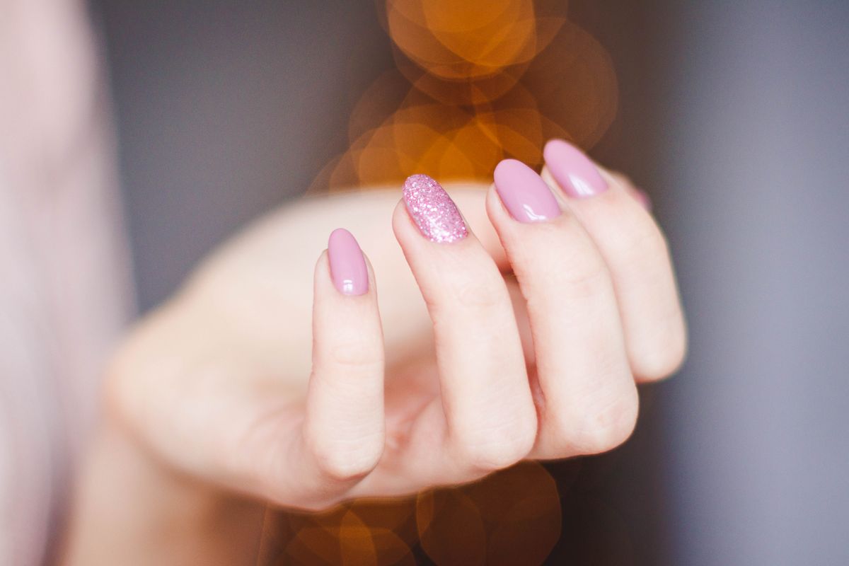 Finished nail polish set at Cute Nail Salon